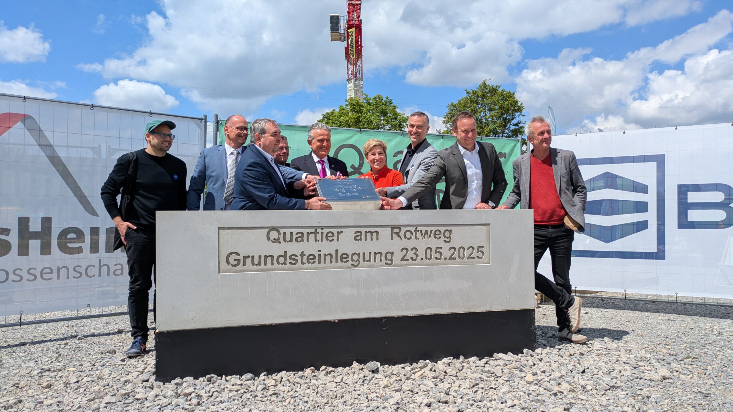 25.05.2025 | Quartier am Rotweg: Grundsteinlegung